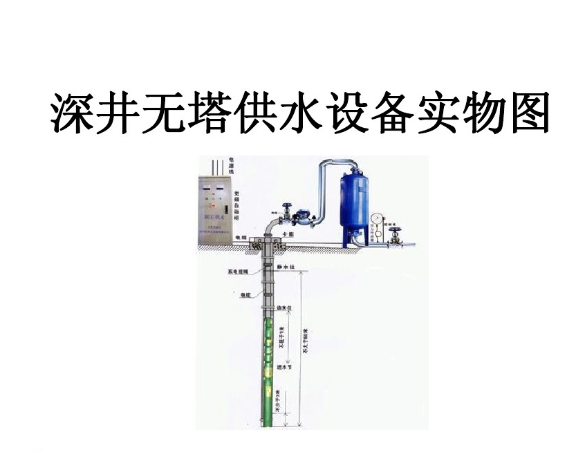 安顺普定县井泵无塔式供水设备